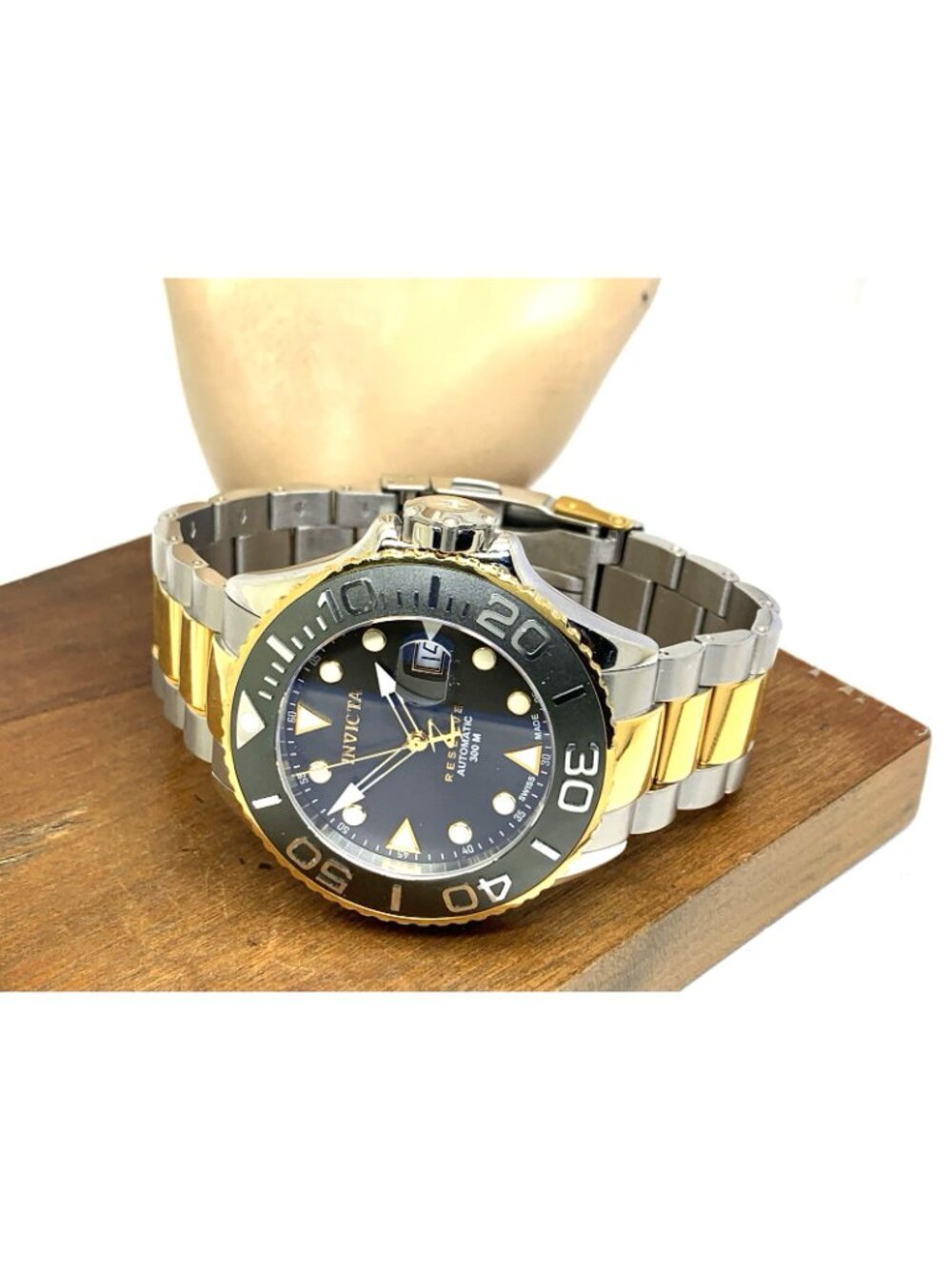 Invicta Mens Watch 22855 Grand Diver Swiss Automatic Gray Dial 2-Tone Steel 48mm - Picture 9 of 15